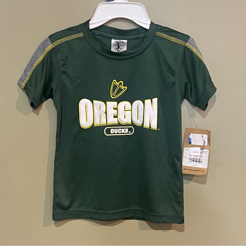 Rivalry Threads Oregon Green and Gray Kids Tee